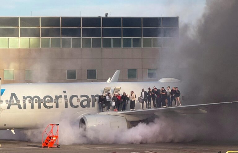 American Airlines passengers detail “surreal, exhausting” experience after plane fire, arriving in Dallas – CBS News