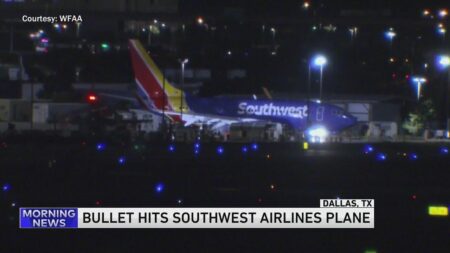 Bullet strikes Southwest Airlines plane in Dallas prior to departure – The Guardian