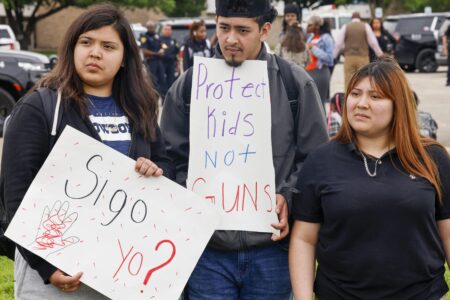 Students walk out of Wilmer-Hutchins High School, protest lack of security on campus – NBC 5 Dallas-Fort Worth
