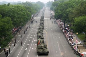 Military parade rolls through DC as ‘No Kings’ protesters across US decry Trump – Dallas News