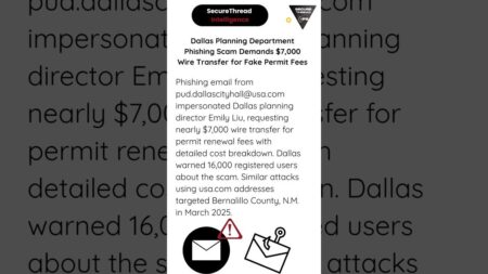 Scam email imitating Dallas’ planning department asks for thousands of dollars in fees – Dallas News